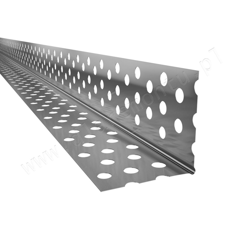 Narożnik aluminiowy perforowany 0,30x20x20mm 250cm Narożnik aluminiowy perforowany 0,30x20x20mm 250cm